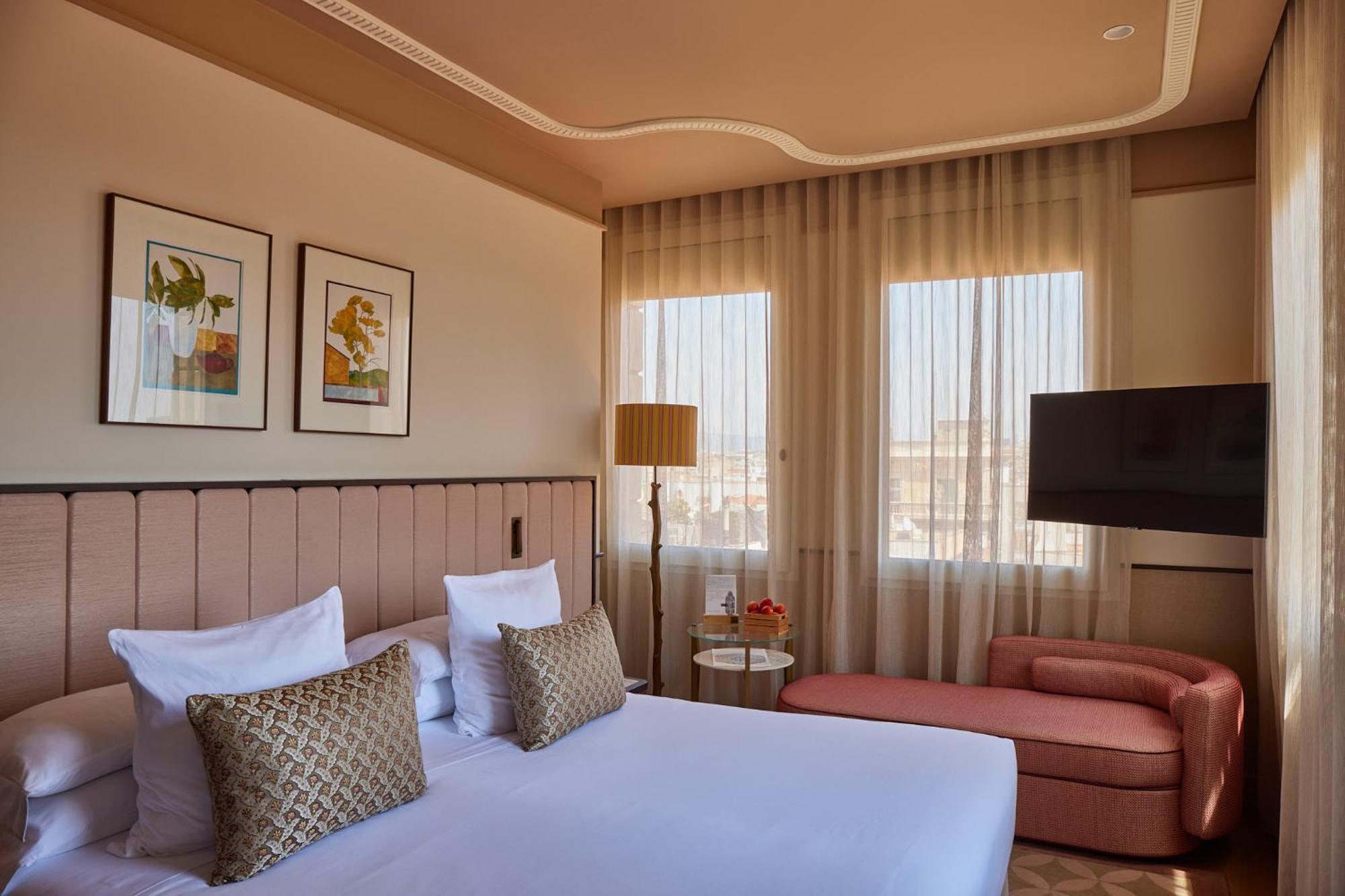 Grand Hotel Central, Small Luxury Hotels Barcelona Exterior foto A room at the hotel
